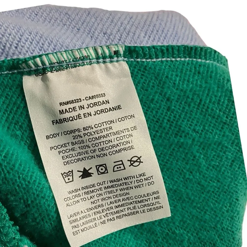 Nike Sweatpants WMNS XL Green Colorblock Tapered Fleece Sporty Swoosh Activewear
